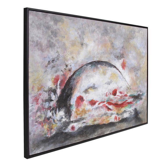 Contemporary Bridge to Nowhere Hand Painted Original Art For Sale - Image 3 of 10