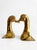 Gold Polished Brass Bookends by Almazán, 1970s, Set of 2 For Sale - Image 8 of 11