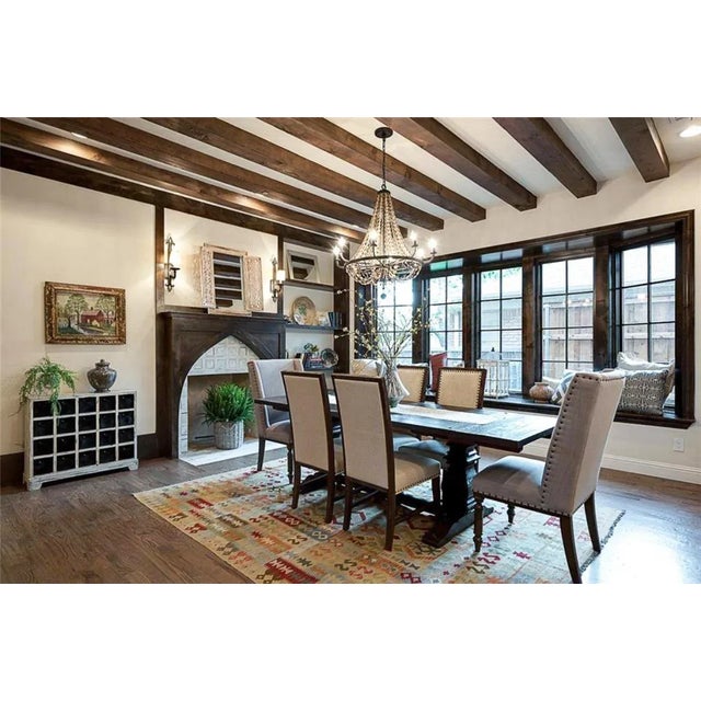 Mid 20th Century Vintage Afghan Kilim Rug - 6'10 X 9'9 For Sale In Dallas - Image 6 of 8