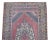 Rose Distressed Area Rug Hand Knotted Colorful Low Pile Oushak Rug - 4' X 6'7'' For Sale - Image 8 of 11