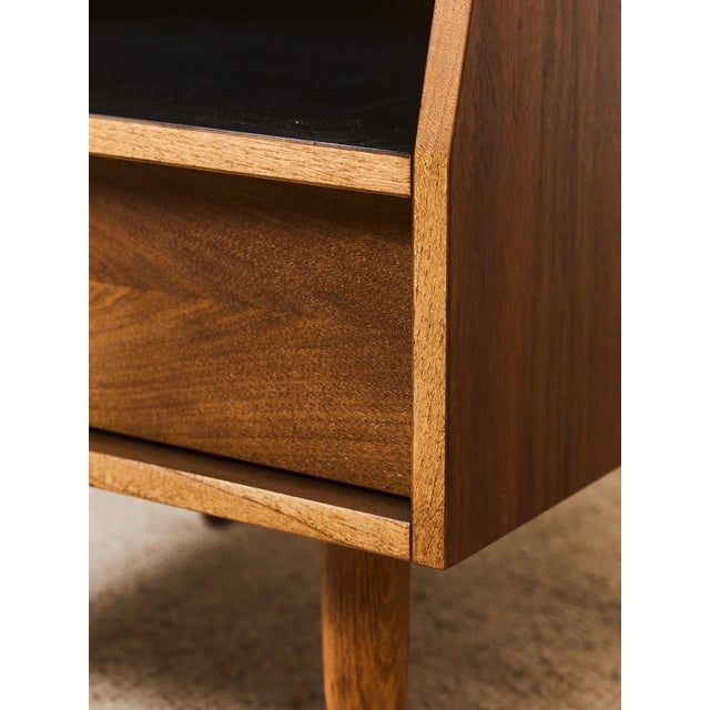 Mid 20th Century Restored Pair of Nightstands, Pair For Sale - Image 9 of 10