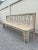 Long Banister White Wash Bench For Sale - Image 9 of 9