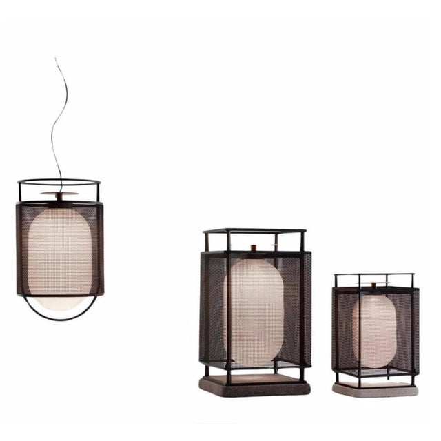 Neri and hu set of three denglong p pe, denglong p gr and donglong t gr floor table for parachilna laser-cut structure...