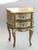 Mid-Century Florentine Italian Gold and White Gilt Side Table Nightstand, 1960s For Sale - Image 4 of 10