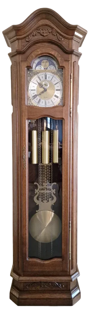 Grandfather Clock in Oak