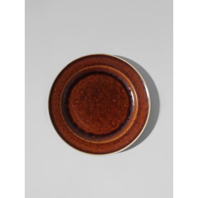 1960s Coq Dinner Plates by Stig Lindberg for Gustavsberg, Sweden, 1966, Set of 6 For Sale - Image 5 of 7