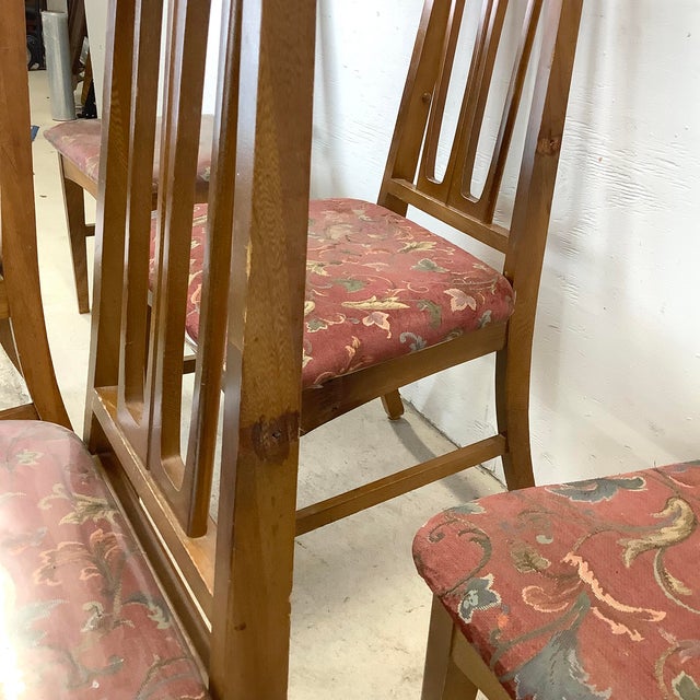 1960s Young Manufacturing Attributed Walnut Dining Chairs - Set of 6 For Sale - Image 15 of 18