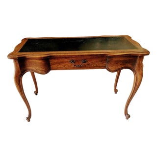 Antique Louis XV Style Writing Desk Leather Top For Sale