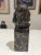 Antique French Bronze Child Bust on Black Marble Base For Sale In San Francisco - Image 6 of 9