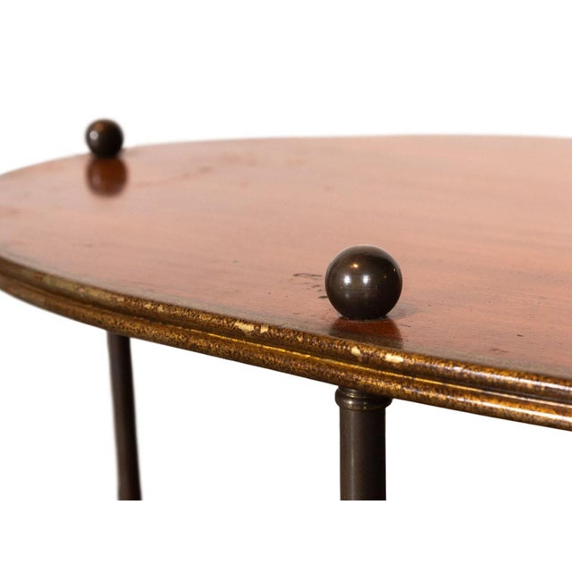 Antique Lobed 3-Tier Table For Sale - Image 4 of 5