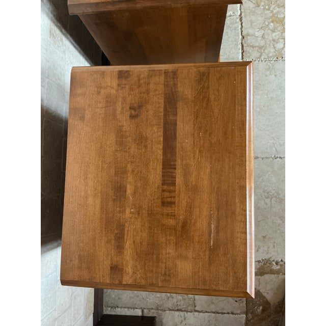 Mooshead Pair of Vintage Nightstands For Sale - Image 12 of 12