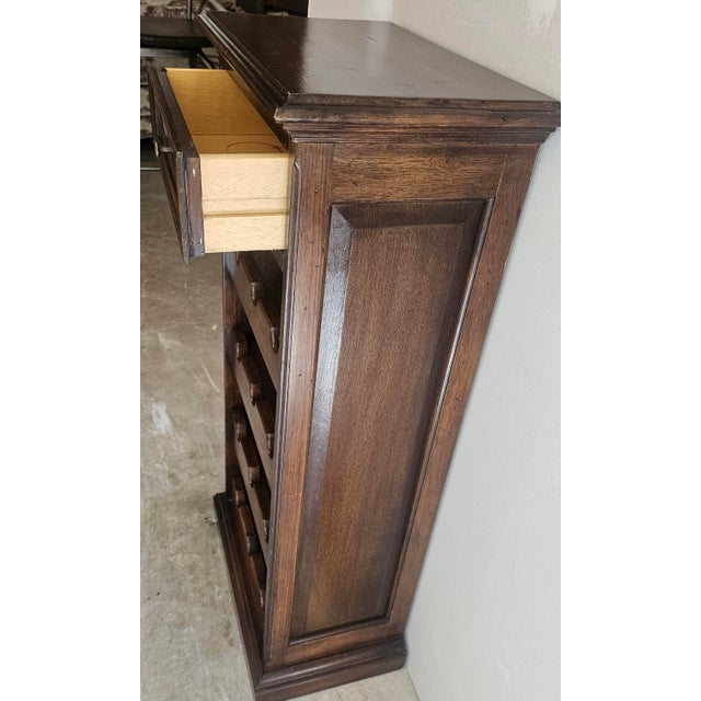 Late 20th Century Late 20th Century Solid Wood Signed Butler Wine Cabinet/Rack For Sale - Image 5 of 6
