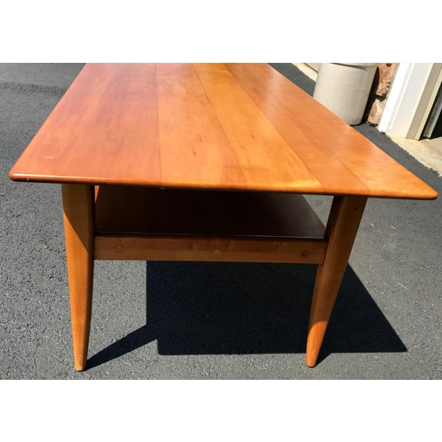MidCentury Two Level Maple Coffee Table Chairish
