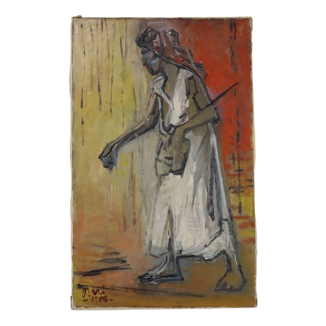 Orazi, Figure, Oil on Canvas For Sale
