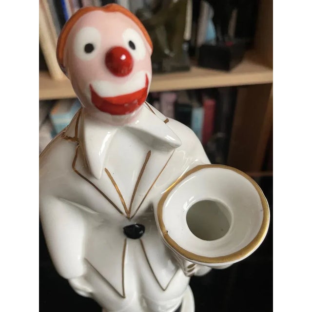 1920s Art Deco Porcelain Figure Clown from Robj, France, 1920s For Sale - Image 5 of 13