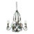 Large + Elegant French Iron Work Chandelier, 1920s For Sale