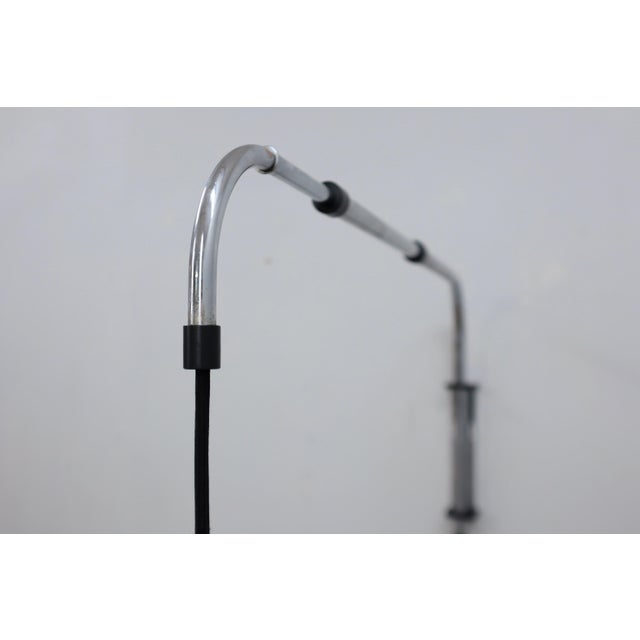 Vintage Extendable Hanging Chrome Wall Lamp, 1970s For Sale - Image 9 of 12
