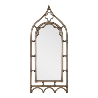 Mid 20th Century McGuire of San Francisco Gothic Mirror For Sale