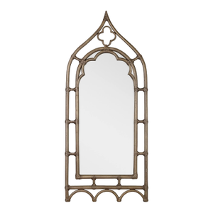 Mid 20th Century McGuire of San Francisco Gothic Mirror