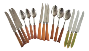 Bakelite Flatware Table Service - Set of 15