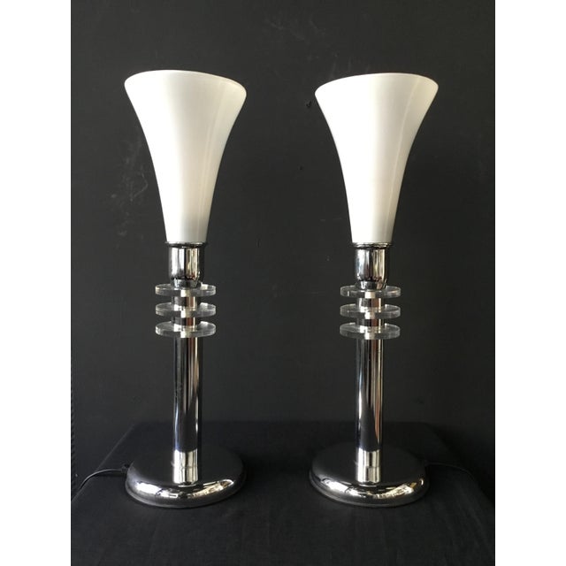 Vintage Art Deco Table Lamps, Set of 2 For Sale - Image 9 of 9