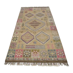 Moroccan Rug 6’2” X 10’8” Beige Wool Contemporary Hand-Knotted Carpet