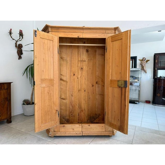 Baroque Farmhouse Cabinet in Softwood For Sale - Image 12 of 14