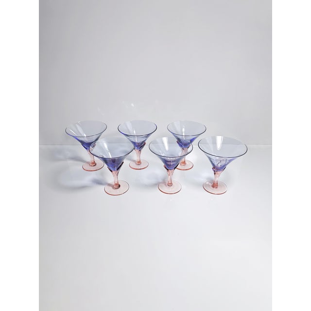 1980s Sparkling Wine Glasses Model Vogue from Christinenhütte, 1980s, Set of 6 For Sale - Image 5 of 7