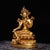 This is a finely cast vintage gilt-bronze statue of Green Tara, a beloved female Bodhisattva in Tibetan Buddhism known as...
