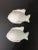 Shafford Bone China All White Fish Figural Napkin Rings and Matching Salt & Pepper Shakers For Sale In Las Vegas - Image 6 of 11