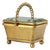 Antique Gilt Small Jewelry / Ring Box For Sale