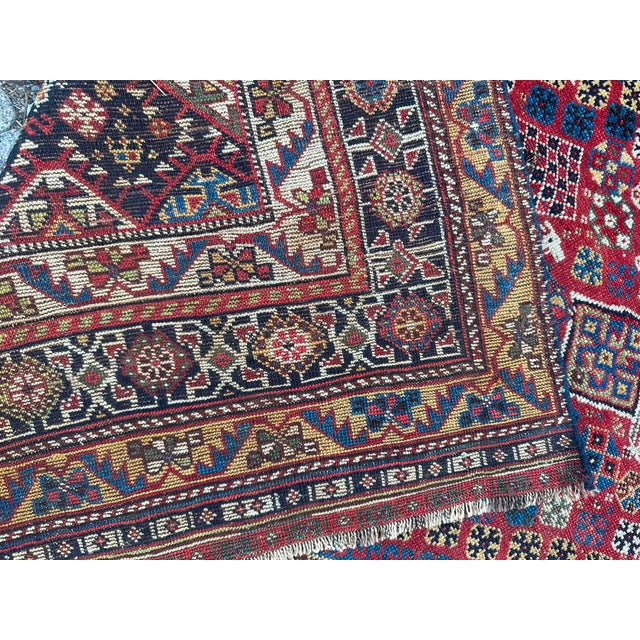 Antique Tribal Oriental Animal Figures Rare Fine Weave Rug (Circa 1900–1910 - 5' 4'' X 8' 10'' For Sale - Image 10 of 13
