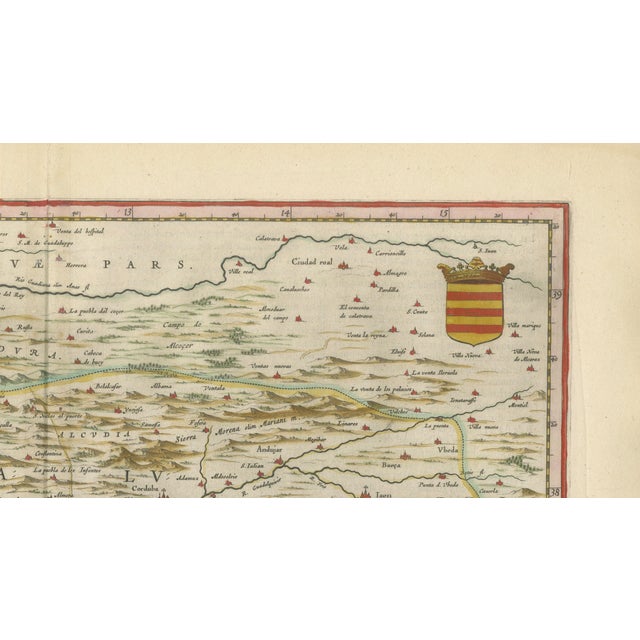 Blaeu Andalusia Map, 1642 For Sale - Image 6 of 11