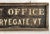 American Circa 1930s Post Office Sign From East Ryegate, Vermont For Sale - Image 3 of 7