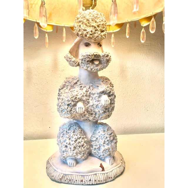 Figurative Rare Original Hollywood Poodle Lamp by Phyllis Morris Ca. 1952 For Sale - Image 3 of 6