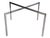 Mies Van der Rohe Iconic Barcelona CoffeeTable Designed by Mies Van Der Rohe Made in Italy C 1970's For Sale - Image 4 of 13