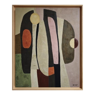 Conversion – Abstract Geometric Contemporary Oil Painting by Sophie Dumont For Sale