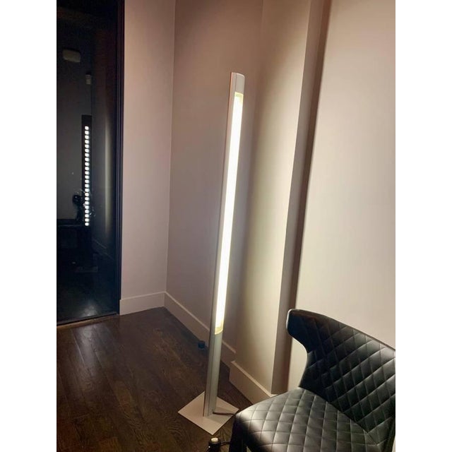 2000 - 2009 Postmodern Ligne Roset Extensia Brushed Aluminum Floor Lamp France For Sale - Image 5 of 8