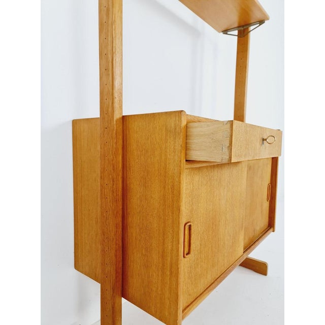 Danish Freestanding Bookshelf System in Oak by Bengt Ruda, 1960s For Sale - Image 10 of 11