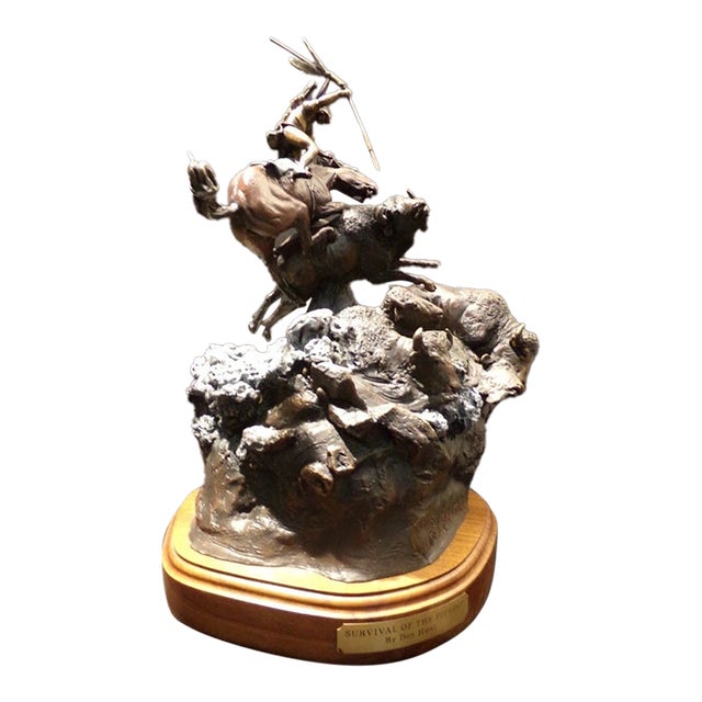 Don Hunt Survival of the Fittest Horse Limited Edition Bronze Sculpture H.Signed For Sale