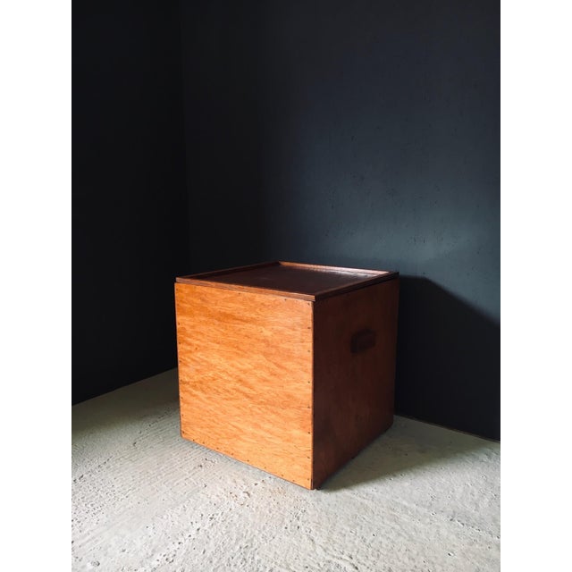 Handcrafted Cubical Side Table, Belgium, 1950s For Sale - Image 15 of 18
