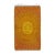 Vintage Swedish Rya Runner With Rust and Gold Sunburst Medallion - Rug & Kilim For Sale