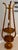 Bronze Vintage Hollywood Regency Style Floor Lamp With Built in Tier Tables For Sale - Image 8 of 8