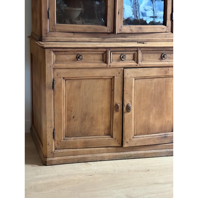 Antique French Walnut Bookshelf For Sale - Image 4 of 5