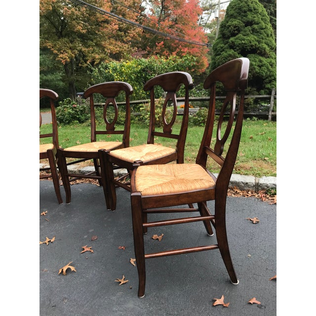 Pottery Barn Napoleon Dining Chairs Set of 6 Chairish