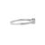 Metal 14k White Gold 0.56ct Emerald Cut Blue Sapphire & Diamond Ring Size 8 For Sale - Image 7 of 16