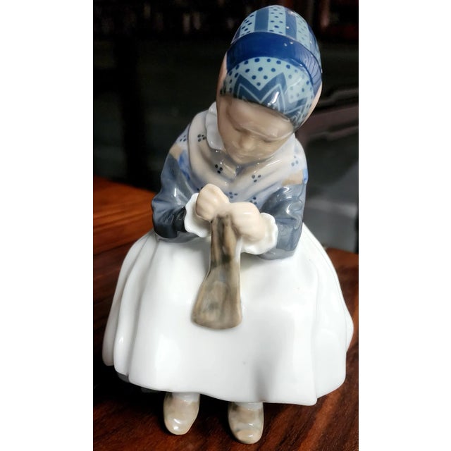 Royal Copenhagen Danish Hand-Painted Fine Porcelain Figurine For Sale - Image 13 of 13