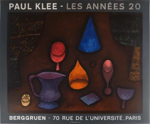 Paul Klee, Table Aux Dice, 1920s, Original Lithograph Poster