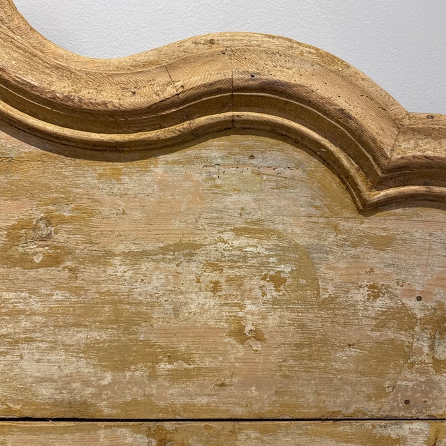 Tan Italian Hall Benches/Cassapanca, Pair Available For Sale - Image 8 of 9