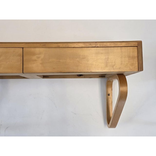 1950s Model 114A Wall Console by Alvar Aalto for Artek, Finland, 1950s For Sale - Image 5 of 13